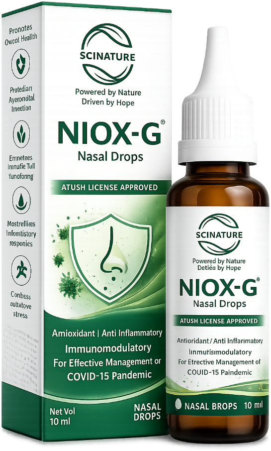 NIOX-G nasal drops 10 ml bottle