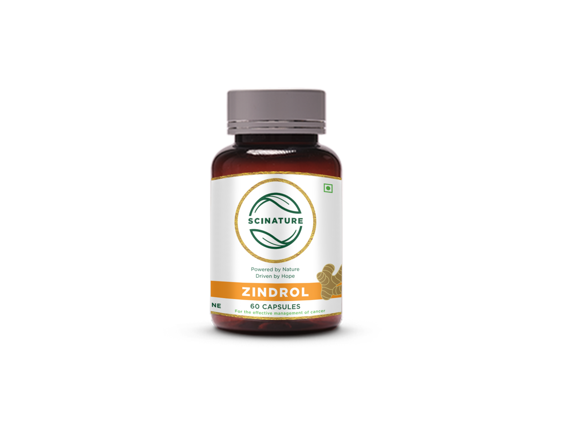 Zindrol 60 capsules bottle